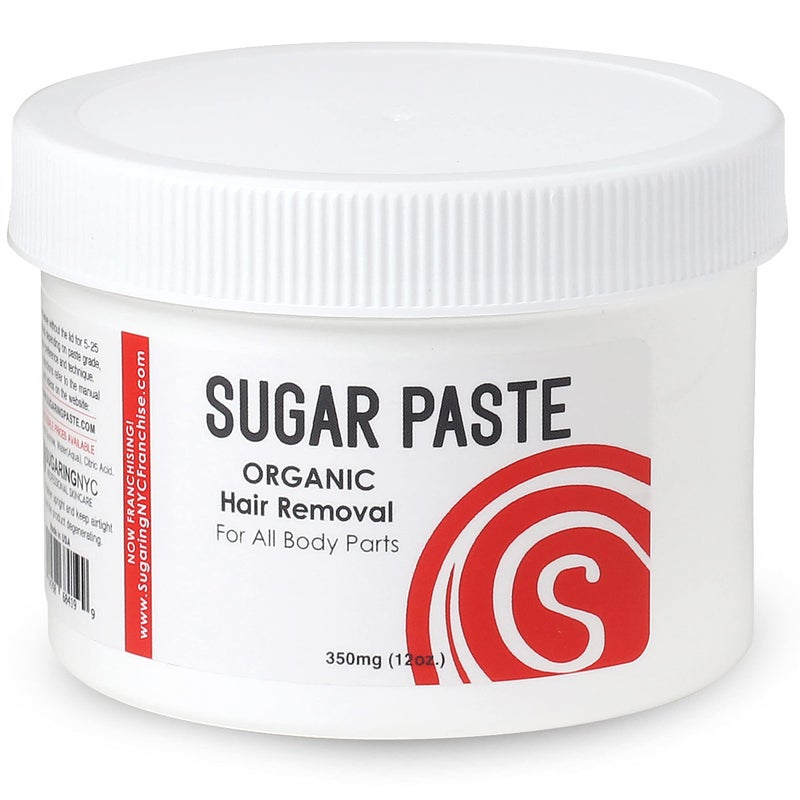 Sugaring NYC Sugar Paste Organic Waxing for Bikini Area and Brazilian + Applicator and Set of Gloves for Sugaring - Image 2